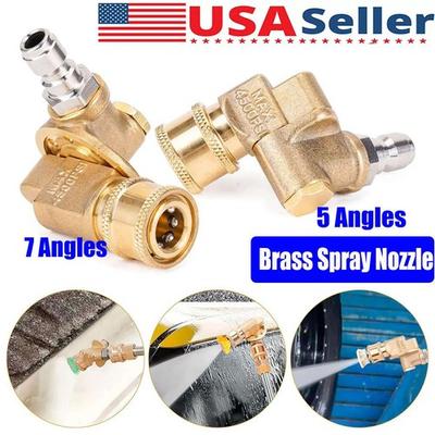 #ad Brass Connect 1 4quot; Replacement Power Washer Spray Nozzle Pressure Washing Tip $11.58