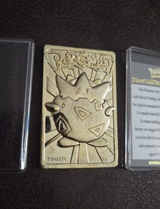 togepi 1999 gold pokémon card Nintendo Pokemon Hey I have this gold