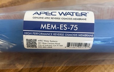 APEC WATER  MEM-ES-75 HIGH PERFORMANCE REVERSE OSMOSIS MEMBRANE New