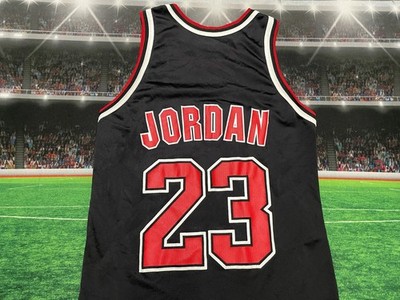 Vintage Champion Michael Jordan #23 Chicago Bulls Black Jersey