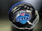 QUINYON MITCHELL - Autographed DRAFT DAY Mini Helmet Philadelphia Eagles