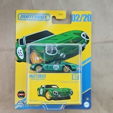 Matchbox Bizzarrini 5300 Gt Corsa Revival 1965 164 Diecast Car Green Gold Matchbox Bizzarrini 5300 Gt Corsa Revival 1965 164 Diecast Car Green Gold