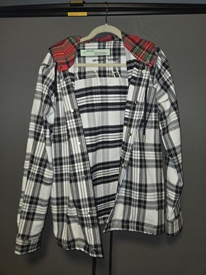 OFF-WHITE C/O VIRGIL ABLOH 2018 Flannel Jacket Medium Excellent Rare