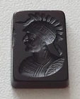 Antique 15mm Warrior Bust Carving