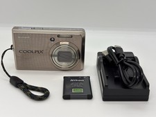 Exc Nikon COOLPIX S600 10.0MP 4x Zoom Compact Digital Camera Gold From Japan