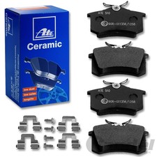 ATE CERAMIC BREMSBELÄGE HINTEN passend für VW GOLF 4 BORA BEETLE POLO 6N 9N 6R