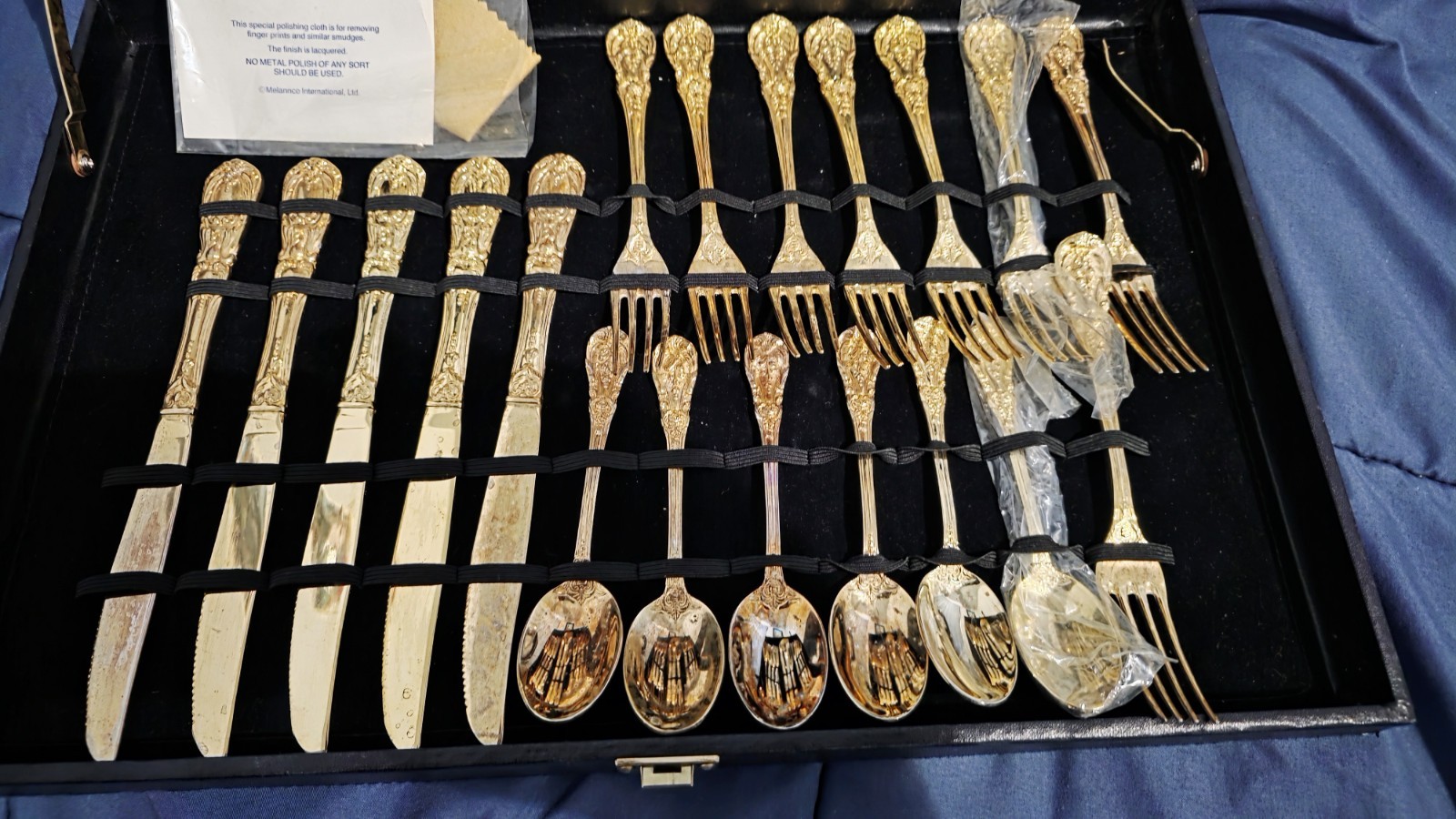 WM Rogers & Son Enchanted Rose Gold Plated Silverware Flatware 