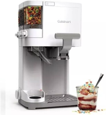 CUISINART 1.5 Qt Soft Serve Ice Cream Maker Machine ICE-45 (W