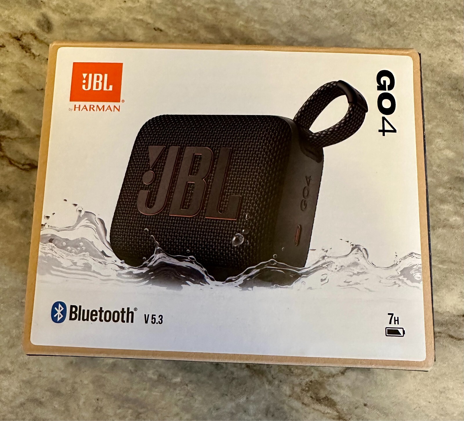 JBL GO4 Bluetooth Waterproof Speaker - BLACK - MINI Portable Audio - NEW IN BOX-image