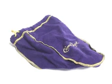 Crown Royal Purple and Gold 1.75mL Drawstring Felt Cloth Bag