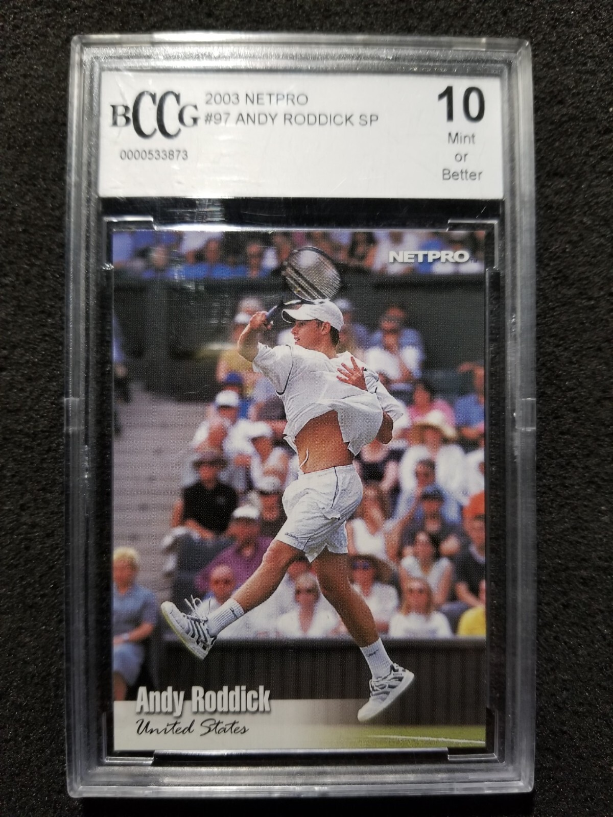 2003 Netpro ANDY RODDICK card # 97 (BCCG 10 MINT)