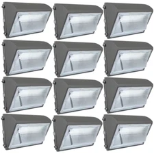 Led Wall Pack Light Fixture,150W-12Pack,Outdoor Led Security Light For Warehouse