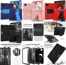 For iPad Air 5th/4th Generation Case 10.9 Inch Shockproof Heavy Duty Stand Cover