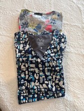 Medium Ladies Assorted Uniform Scrub Tops ...SIZE M