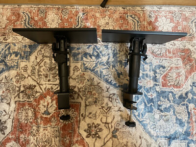 Gator Frameworks GFWSPKSTMNDSKCMP Frameworks Clamp-On Studio Monitor Stands