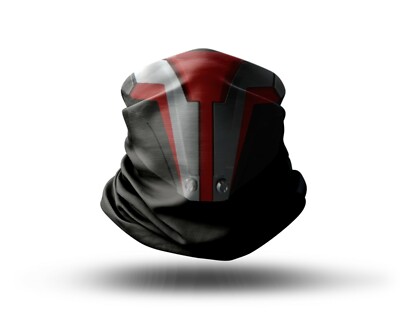 Waschbarer Stoff Gesichtsbezug Hals Gasse einzigartiger Druck Darth Revan Design EU Made