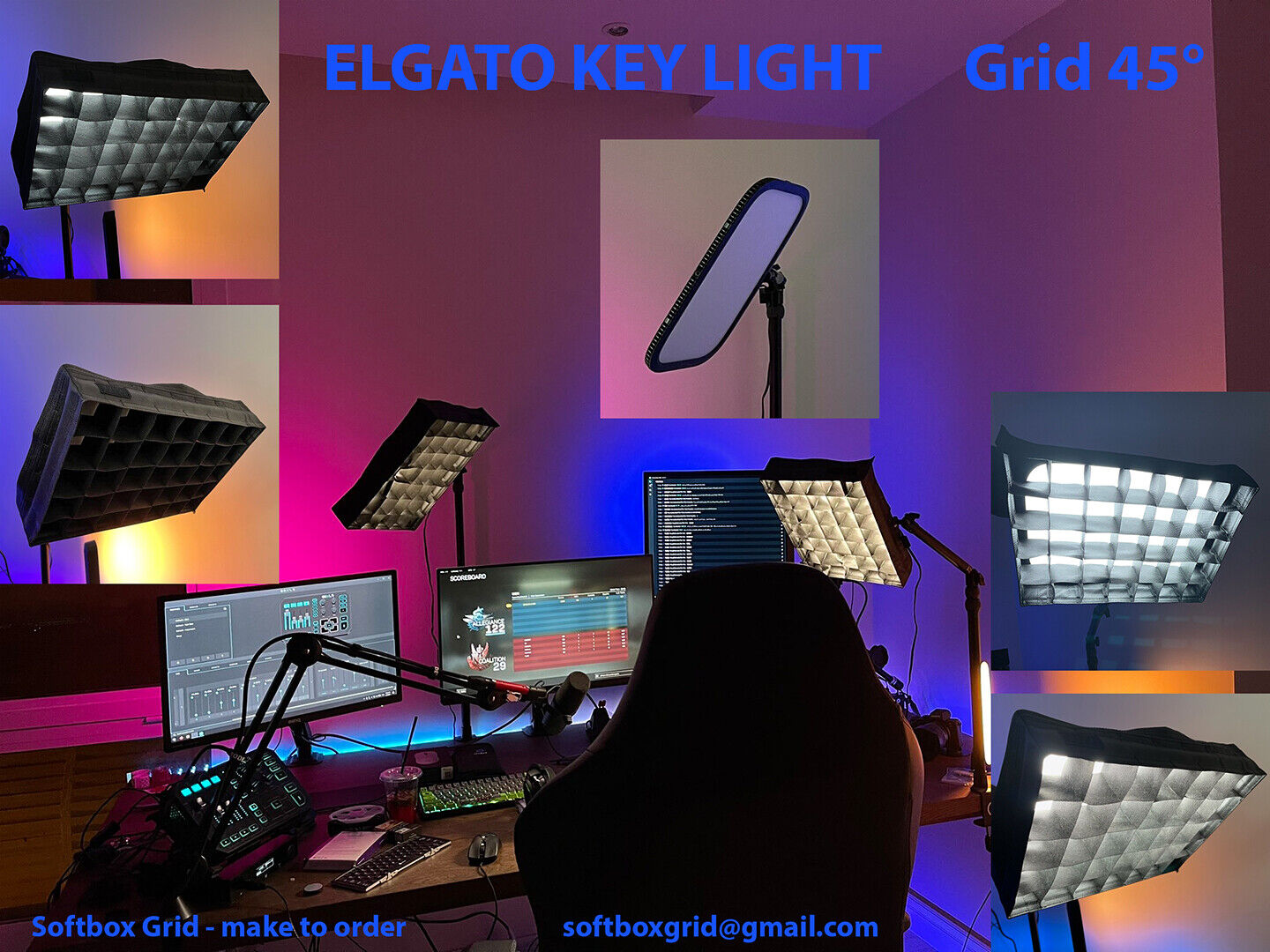 Grid for Elgato Key Light