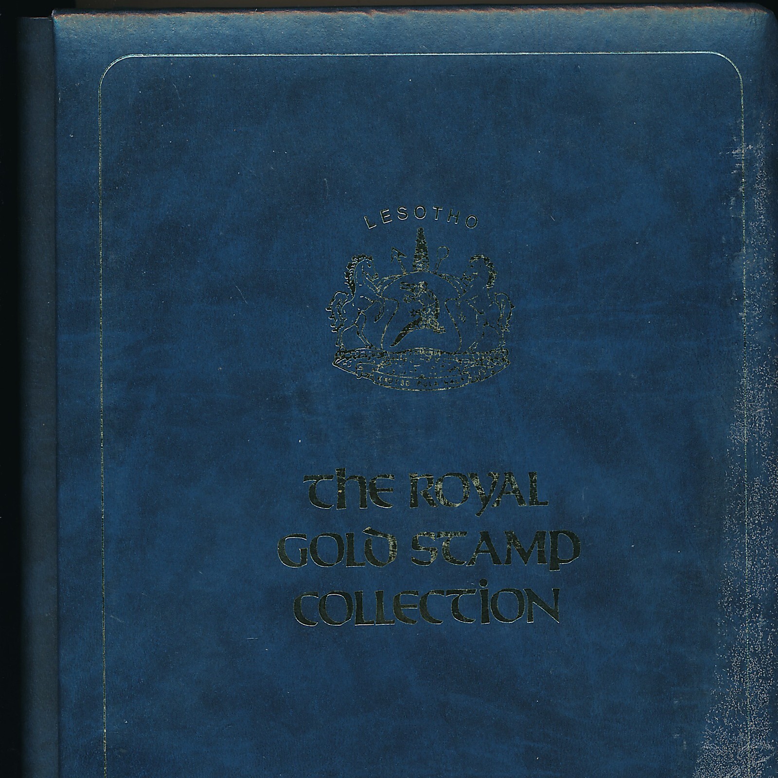 LESOTHO THE ROYAL GOLD GOLD STAMP COLLECTION 23 KARAT GOLD W/ COA