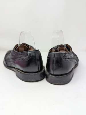 Allen Edmonds Hampstead Black Woven Leather Wing Tip Oxford Shoes Allen Edmonds Hampstead Black Woven Leather Wing Tip Oxford  main image 2