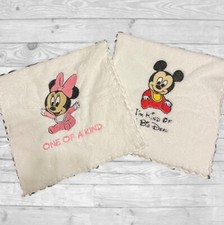 Disney Baby Gift Set Burp Cloths Mickey Minnie Mouse Boy Girl TinksTreasurez