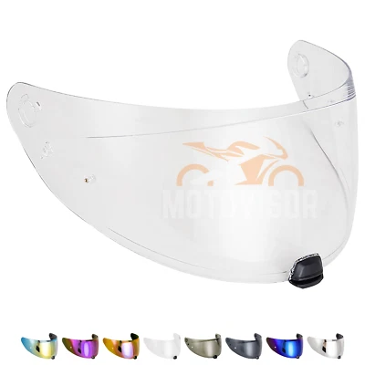 MOTOVISOR Visiera per HJC I70 I10 HJ-31 Trasparente Compatibile Pinlock Ready