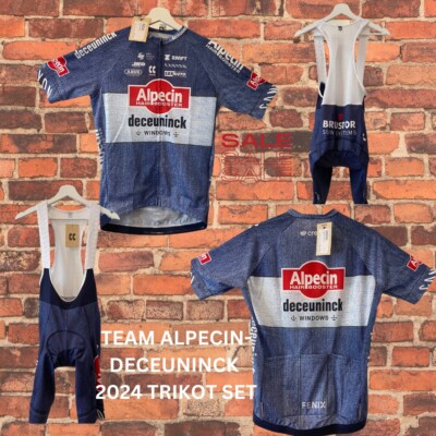 Fahrrad Trikot-Set (2 TEILE) ALPECIN- DECEUNINCK 2024 BLAU