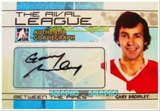 ITG BTP BETWEEN PIPES 2009 GARY BROMLEY #AGB RIVAL LEAGUE GOALIEGRAPH AUTOGRAPH