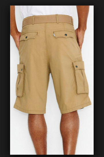 Levis Levi's Size 32 Snap Cargo Shorts 