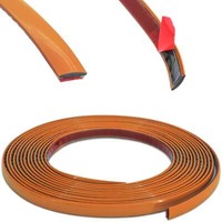 Zierleiste 25Mm X 5M | Orange | Flexibel Selbstklebend | Kontur Leiste Universal