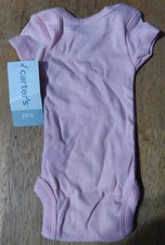 Carter's Girls Pink blue Preemie baby Set  New I'm An Ex Smoker