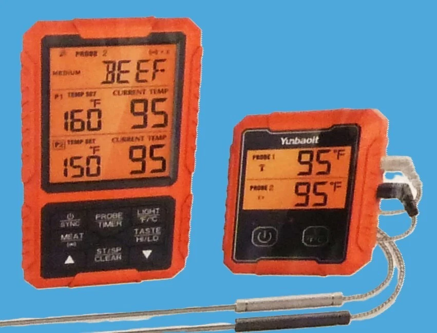 BBQ  Meat Thermometer Wireless and Ready for Summer Picnics