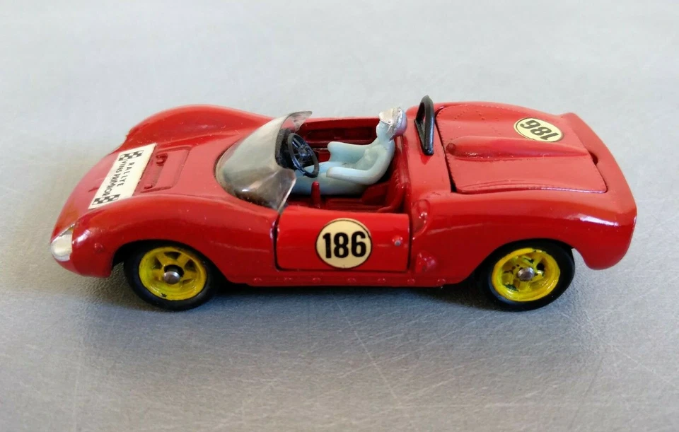 Mercury 1/43 Dino Sport 206 Rosso N.186 Rif 45 Con Scatola Tbe Made IN Italia - Immagine 3 di 4