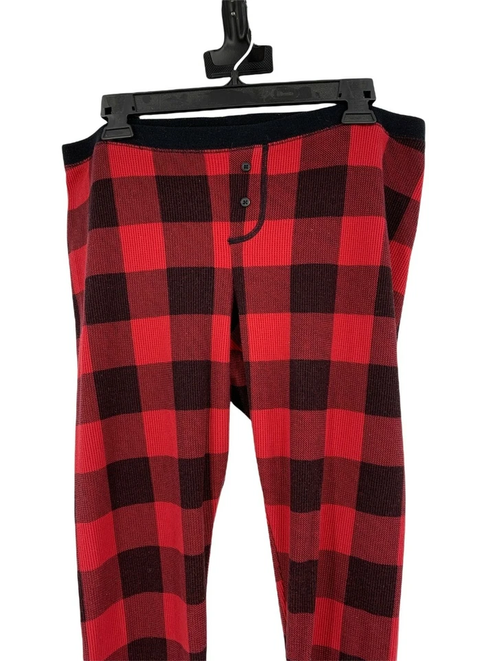 Men’s Old Navy Large Buffalo Check Lounge Sleep Pants Thermal 0251 - Image 2 of 4