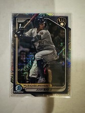 Juan Baez (RC) - 2024 Bowman Chrome Mega Box Mojo Refractor, Brewers