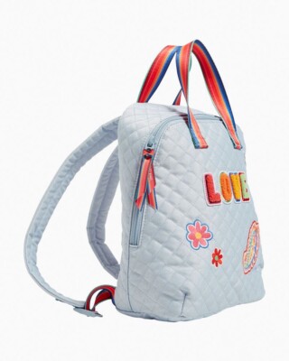 Vera Bradley Quilted Mini Totepack Backpack, Pride, Bright  display picture 2