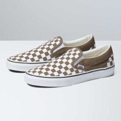 VANS Classic Slipper - FARBTHEORIE CHECKERBOARD WALNUSS Trainer VN0A7Q5D1NU1