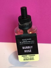Bath  Body Works-White Barn "BUBBLY ROSE" Wallflowers Fragrance Refill 0.8oz