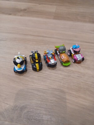 ANGRY BIRDS GO! Telepods BIRD Kart Racer Trophy QR Code Lot Of 5 Racers Toys