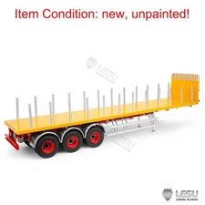 LESU 40FT Semi Metal Trailer for 1/14 RC Remote Control Tractor Truck Car Model