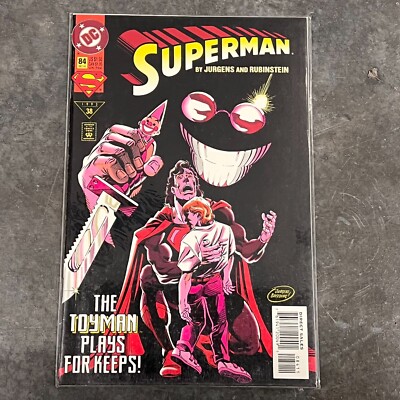 Superman #38 Graphic Comic Book The ToyMan Plays For Keeps Publish DC Comics