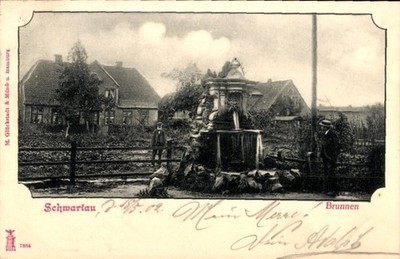 Postcard Bad Schwartau in Holstein, fountain - 4544609