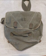 Vintage Military Haversack Messenger Bag