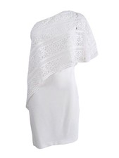 Lauren by Ralph Lauren Women's Lace One-Shoulder Dress