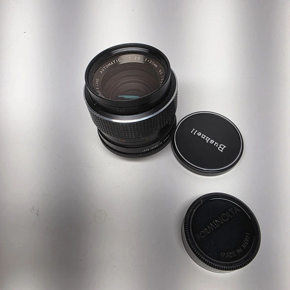 Bushnell Div of Bausch & Lomb f=35mm 1:2.8 Automatic, M/SR Mount W/filter + Caps - Image 2 of 4