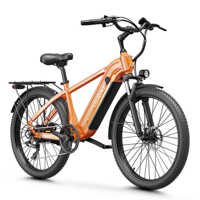 24'' 1100W Fat Tire Electric Bikes Adults 28MPH 85 Miles Fast Mountain E-bike