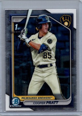 2024 Bowman #BCP-137 Cooper Pratt Chrome Prospects Mojo Refractors