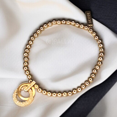 JETTE DAMEN-ARMBAND 925er SILBER ROSÈ-GOLD RHODINIERT JETTE JOOP 16 - 19 CM
