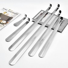New Extra Long Handle Shoe Horn Stainless Steel Handled Metal Shoehorn Horns