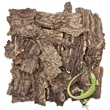 VCEPJH Reptile Bark Bedding,2 LB Natural Cork Bark for Reptiles Flat Cork Wood