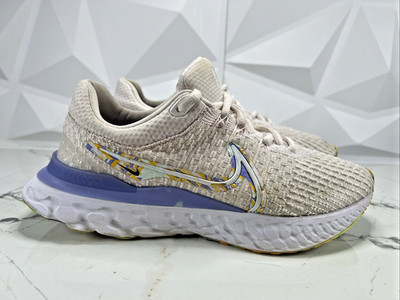 Nike React Infinity Run FK 3 Pink/Purple/White DO9477-600 Women's Size 8.5